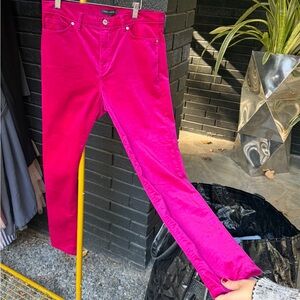 Vibrant Pink Women's Velour Pant